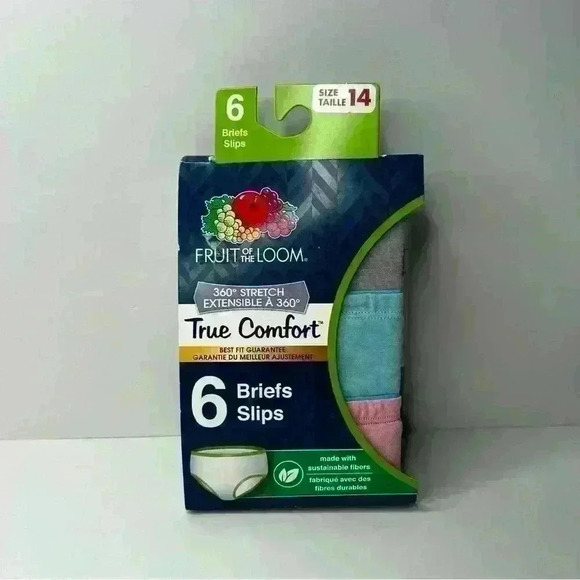 BNWT Girls Kids Sz 14 True Comfort briefs underwear 6 pairs per pack modal comfy - Picture 4 of 5